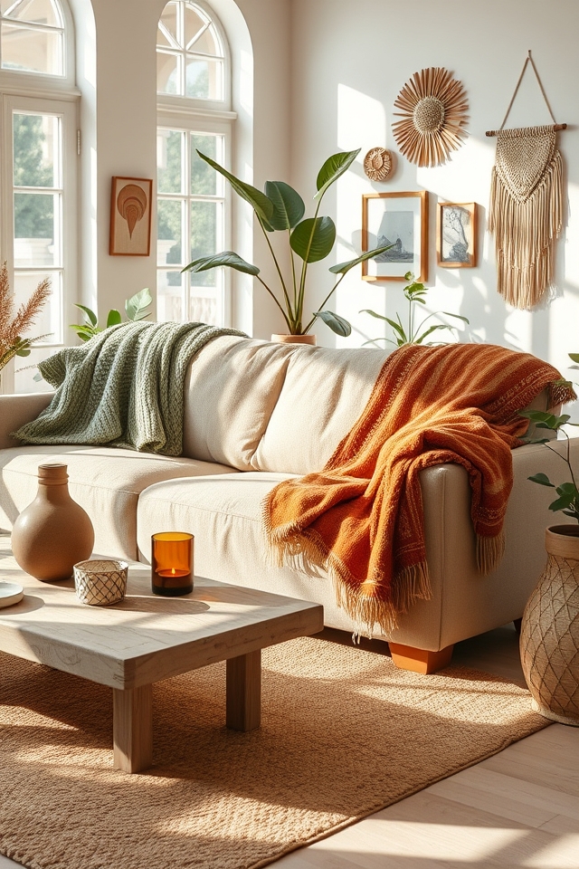 drape soft boho throws