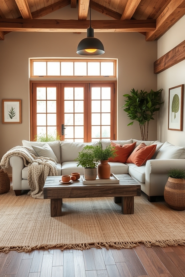 earthy neutrals create harmony