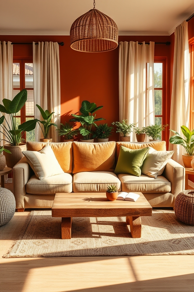 earthy tones for comfort