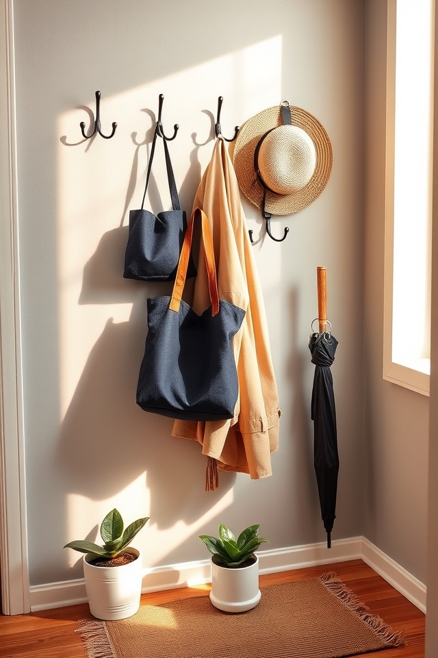 easy access wall hooks