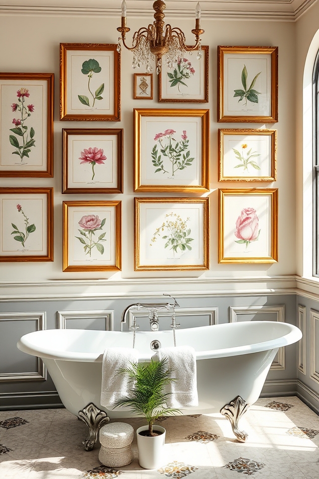 elegance in botanical decor