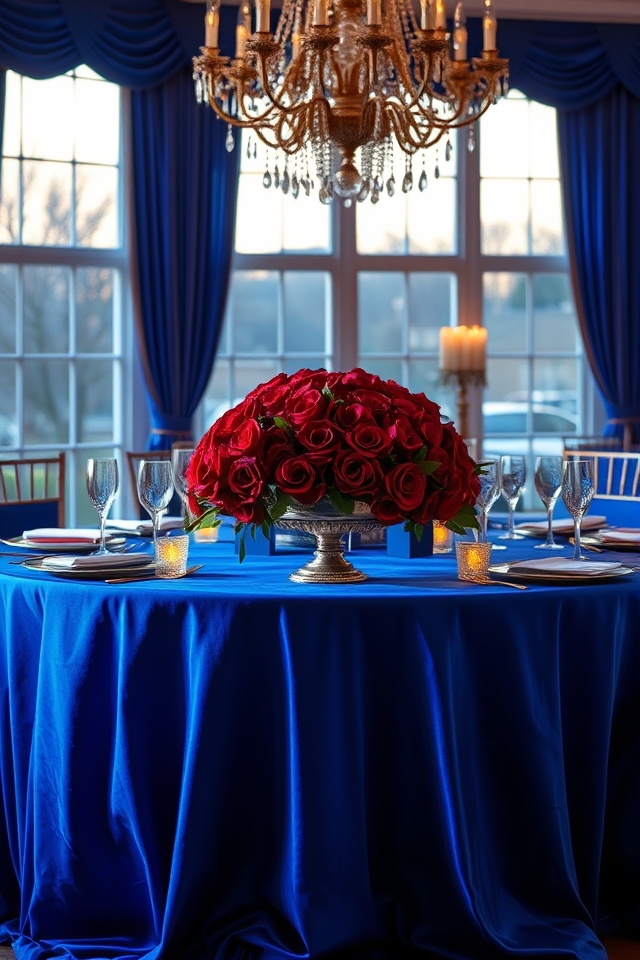 elegant bold color pairing