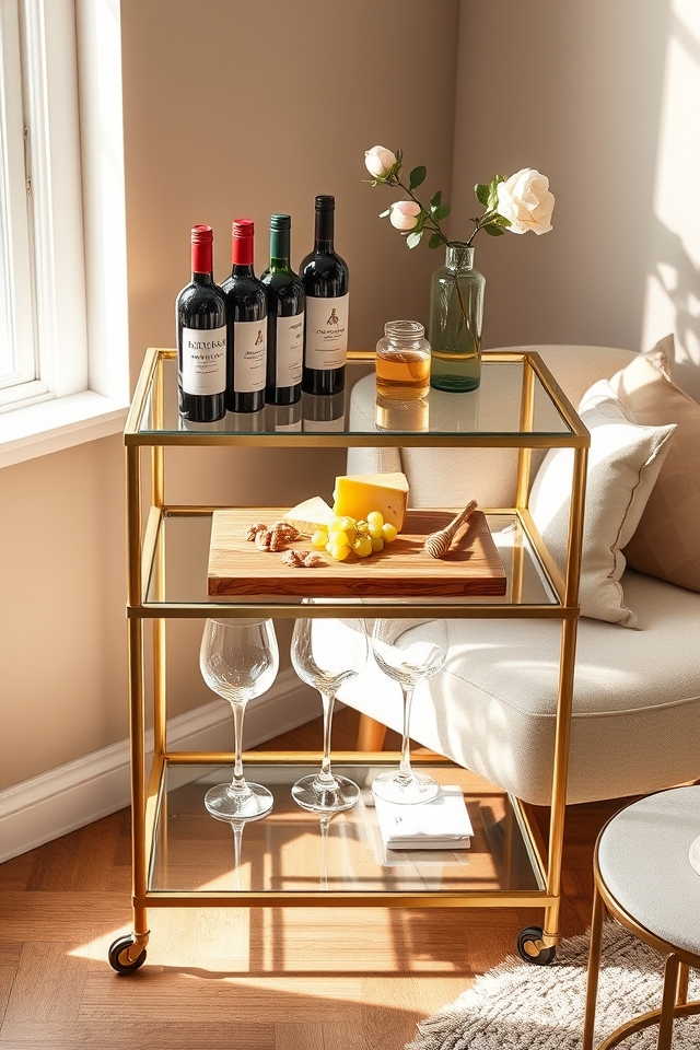 elegant corner wine haven