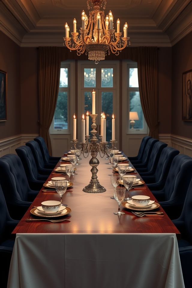 elegant formal dining experience