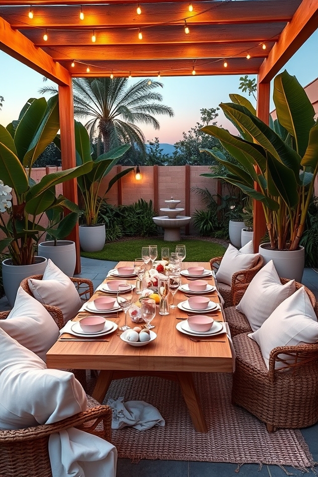 elegant lychee outdoor haven