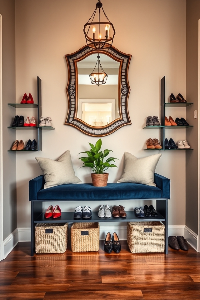 elegant shoe storage solutions