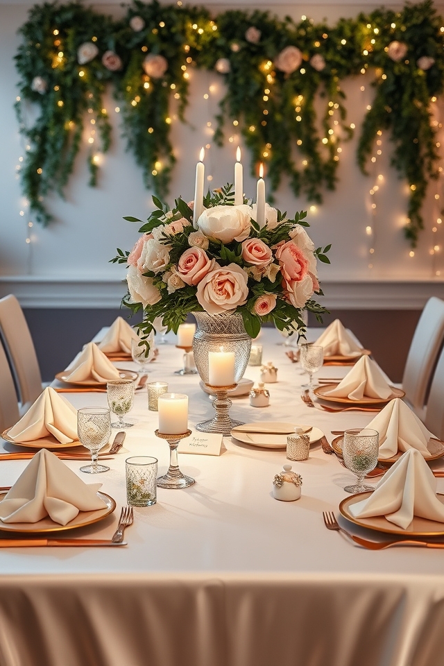 elegant themed table settings