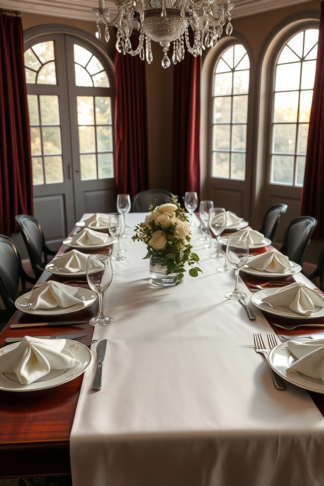 elevate dining with linens
