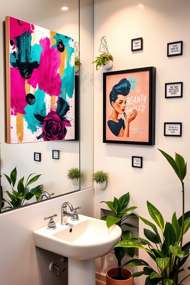 elevate salon with art
