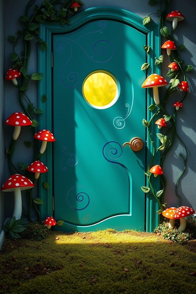 enchanted rabbit hole doorway