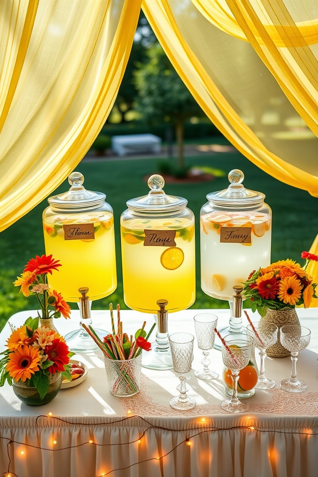 enchanting beverage station decor