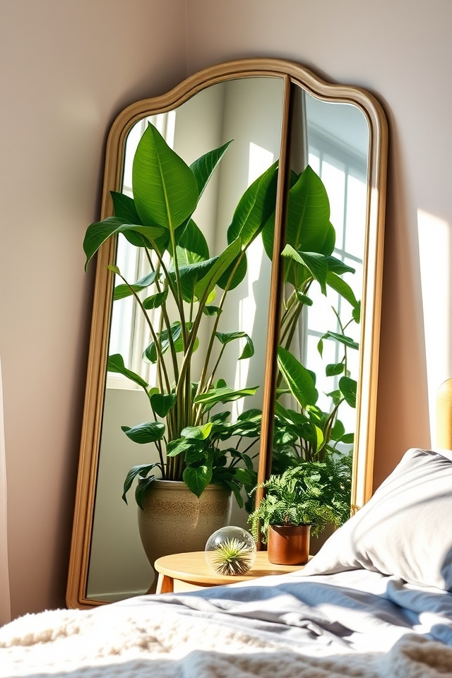enhance plants with mirrors