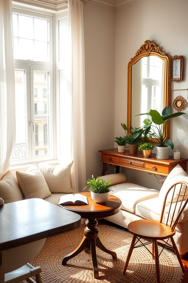 enhance space with mirrors