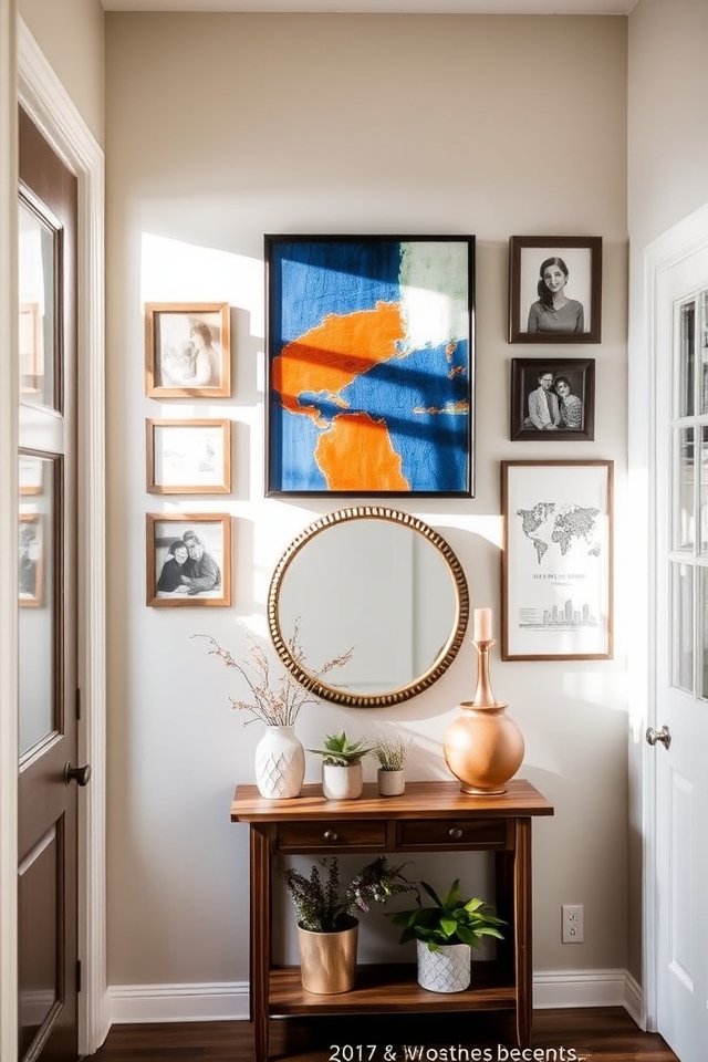 expressive welcoming wall decor