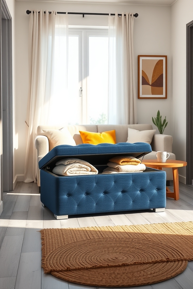 foldable storage for small spaces