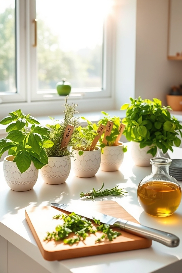 functional kitchen herb garden