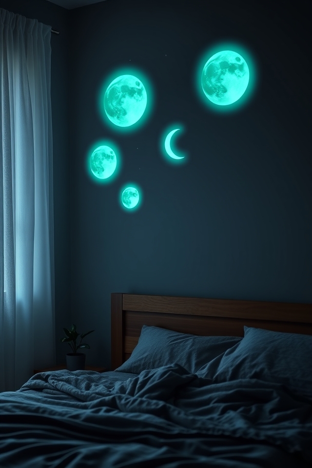 glowing moon nighttime magic
