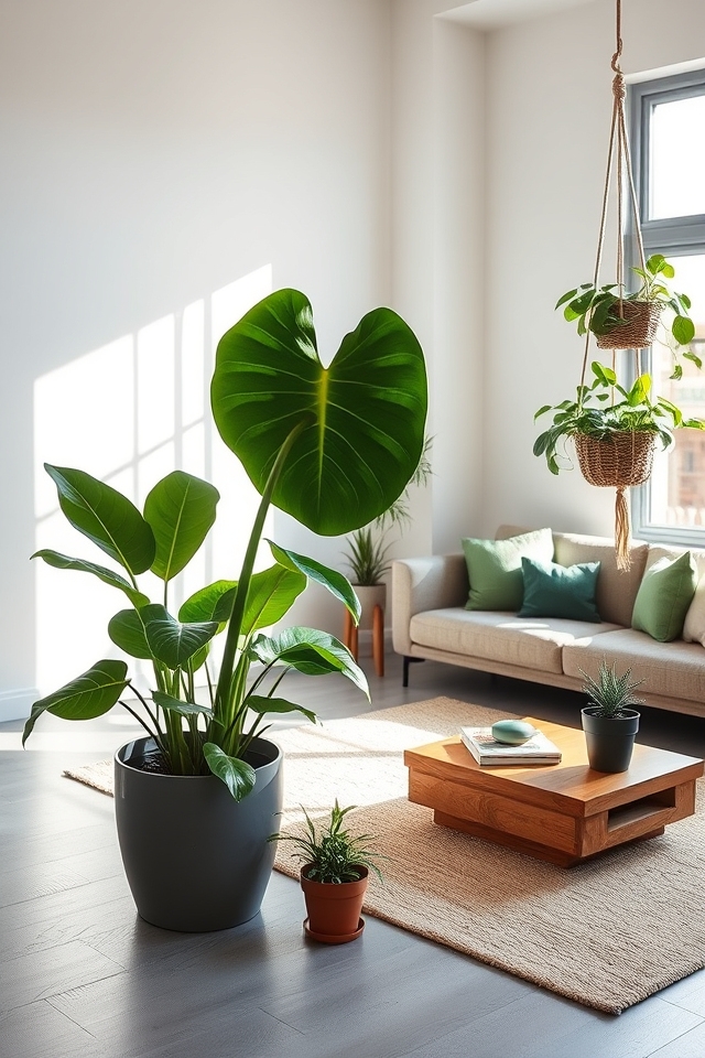 greenery enhances living spaces