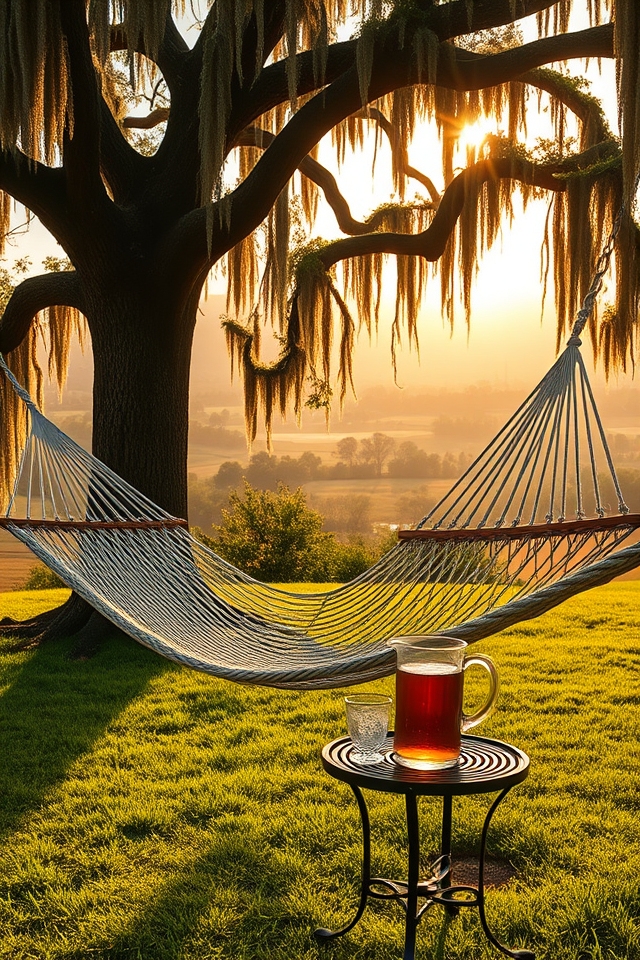 hammock under spanish moss