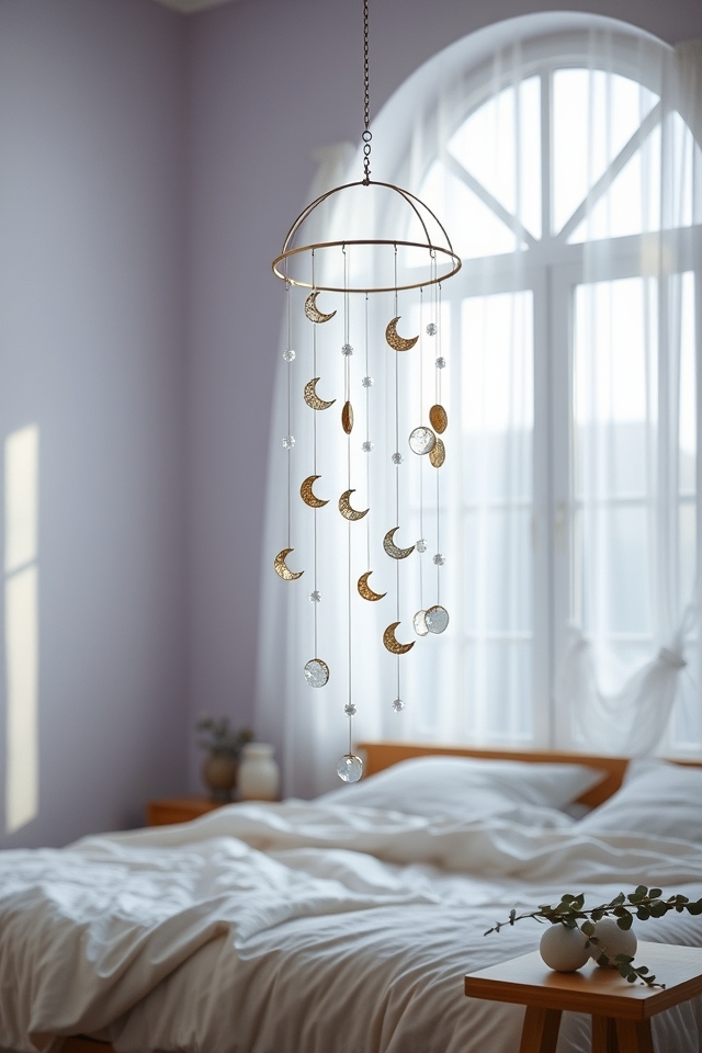 handcrafted lunar mobiles dreamy