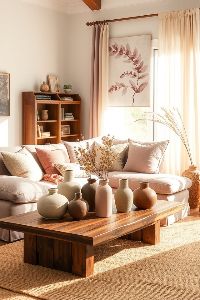 harmonious calming color palette
