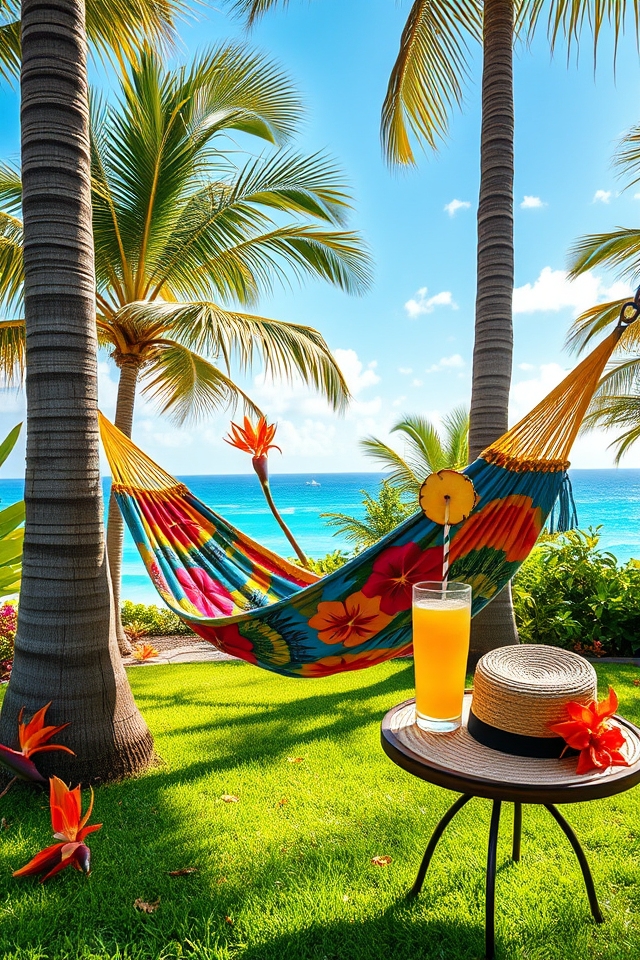 hawaiian hammock relaxation spot
