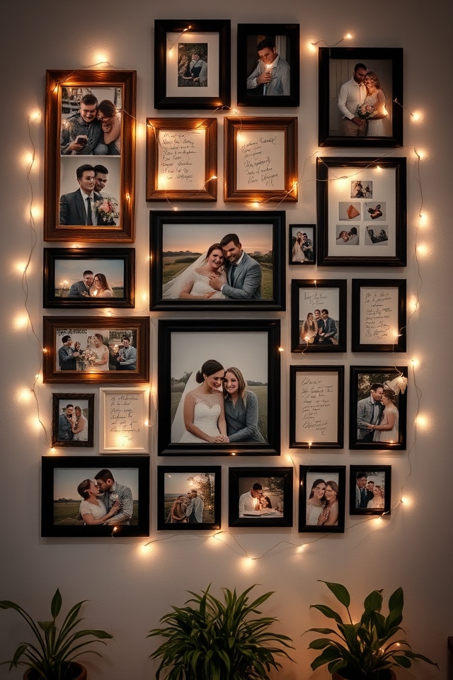 heartfelt anniversary photo collage
