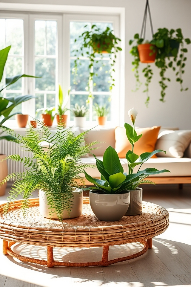 incorporate plants for freshness
