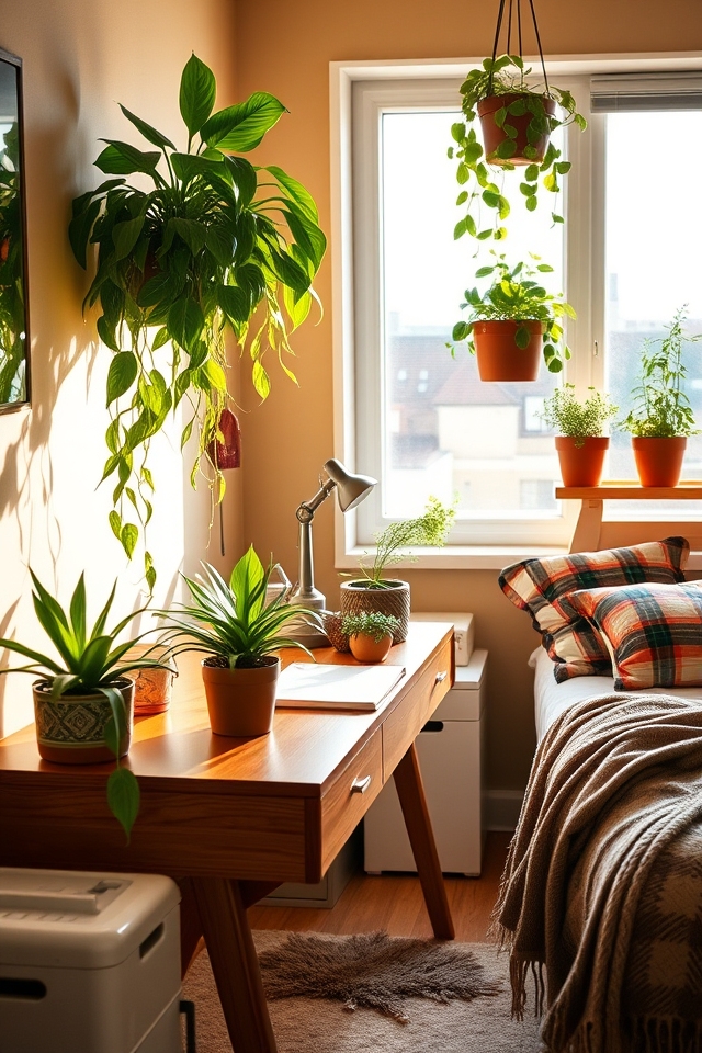 indoor plants enhance atmosphere