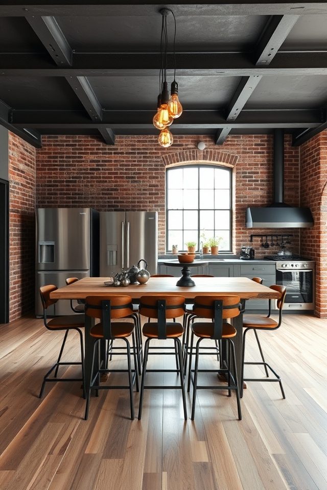 industrial kitchen decor elements