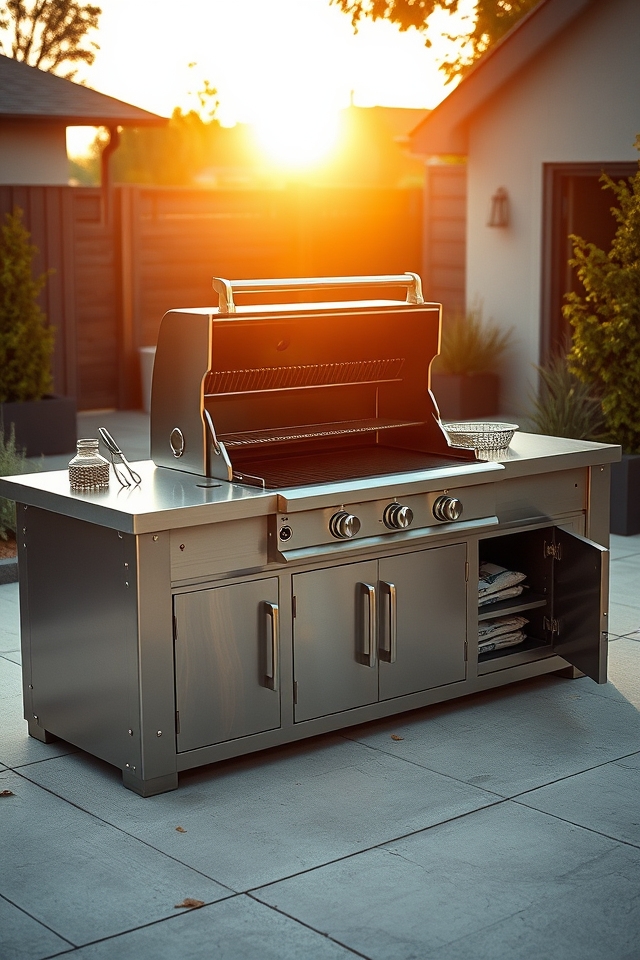 industrial metal grill hub