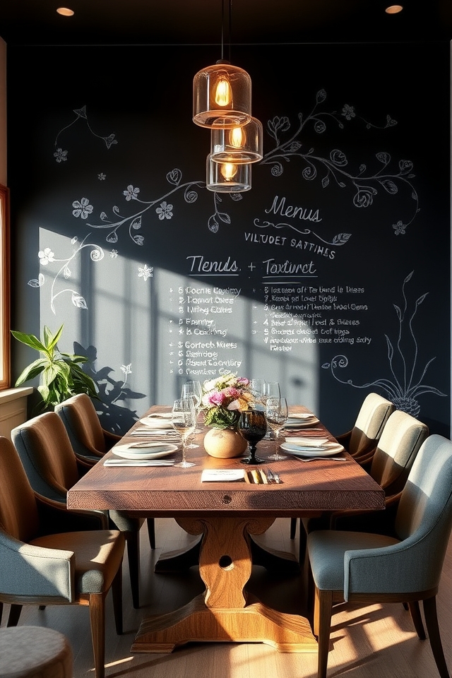 interactive chalkboard wall d cor