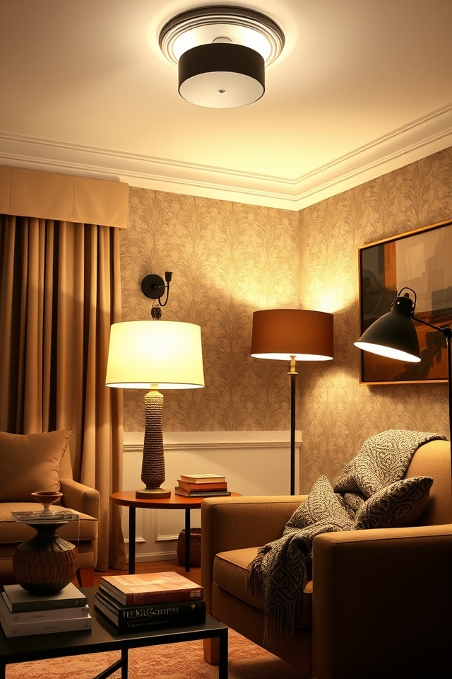 layered lighting enhances atmosphere