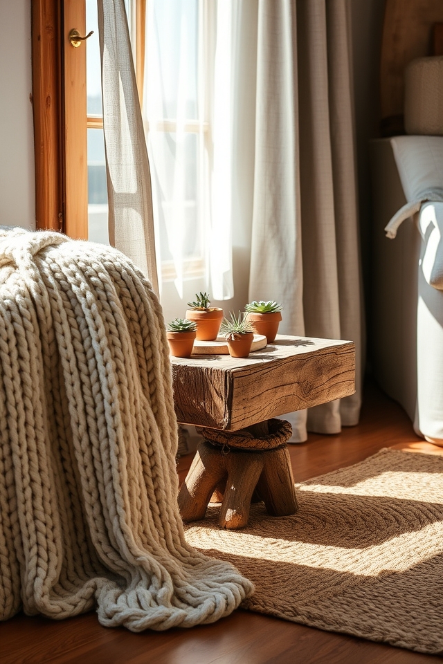 layering textures for warmth