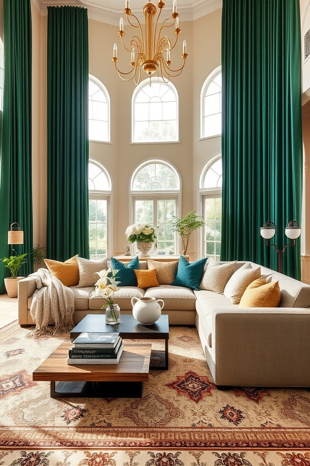 layers of cozy textiles