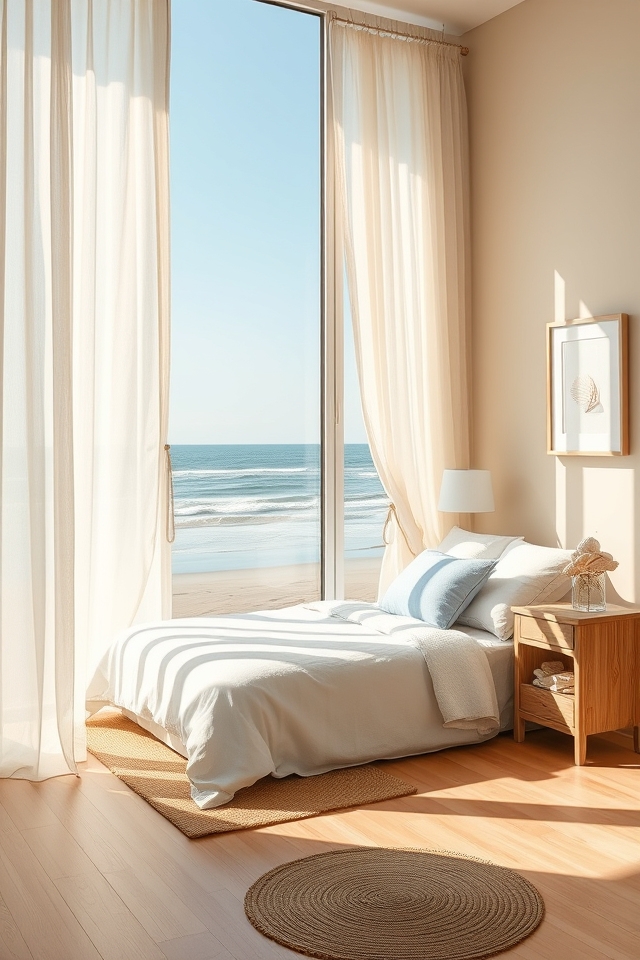 light airy seaside curtains