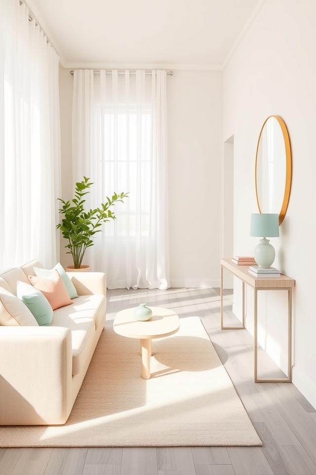 light colors enhance openness