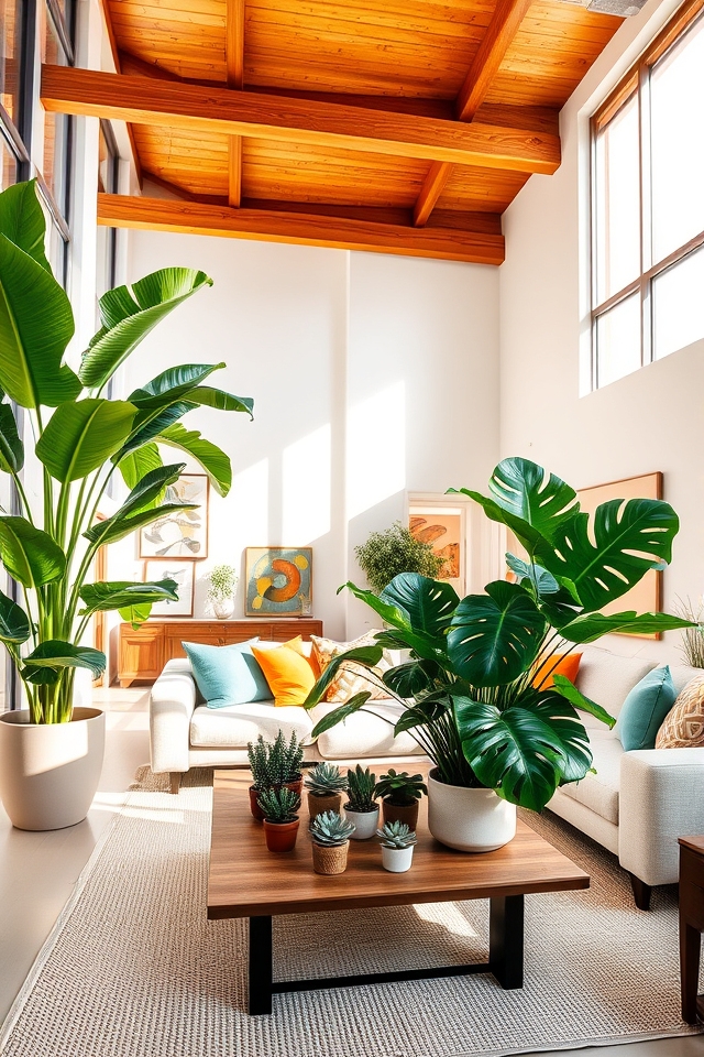 lush botanical interior oasis