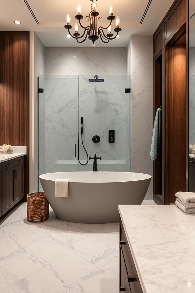 luxurious bathroom materials featured