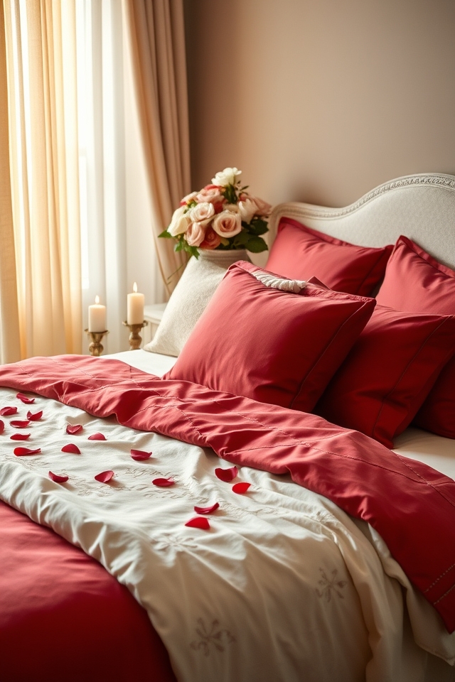 luxurious romantic bedding experience