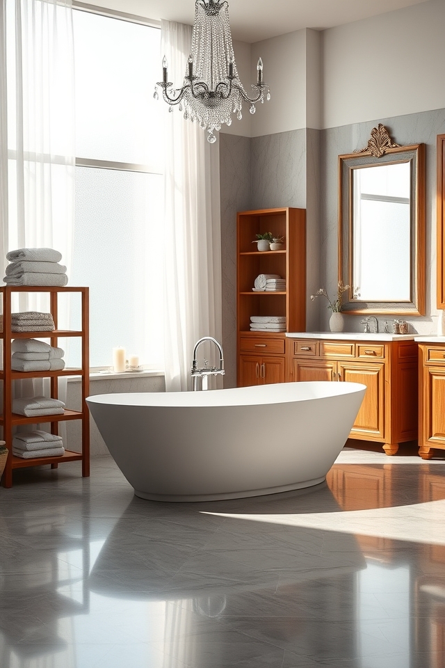 luxurious spa like retreat