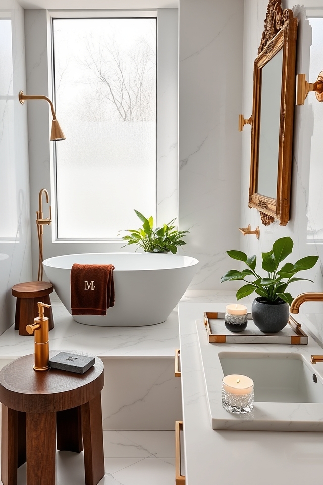 luxury bathroom accessory ideas