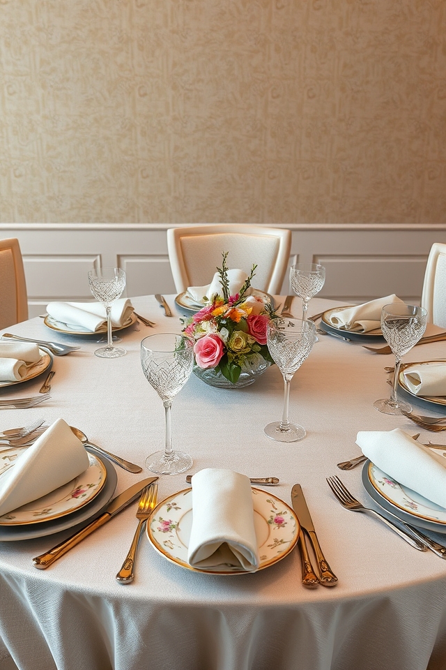 luxury dining with elegance