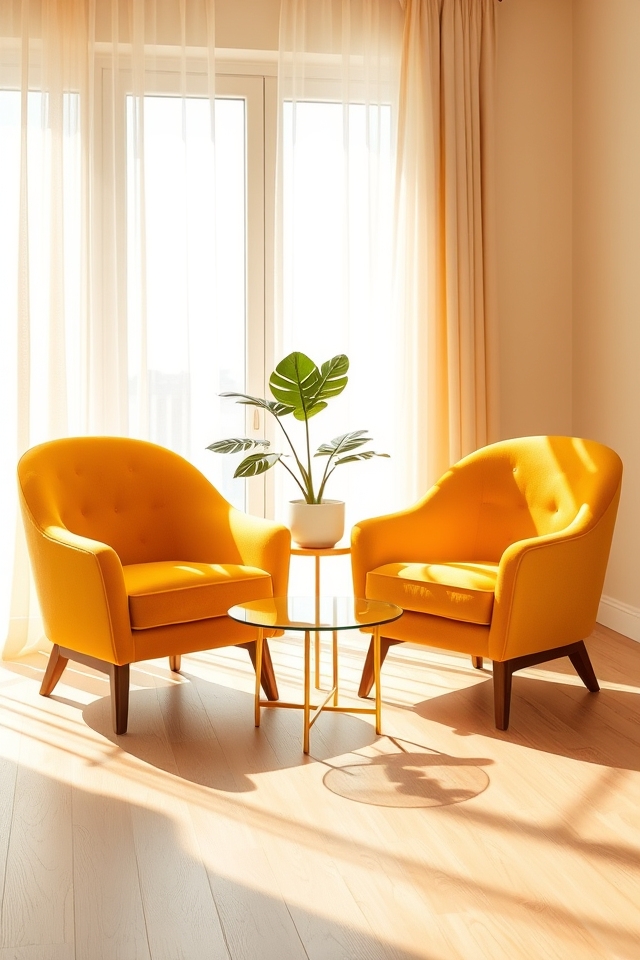 mango sorbet accent chairs