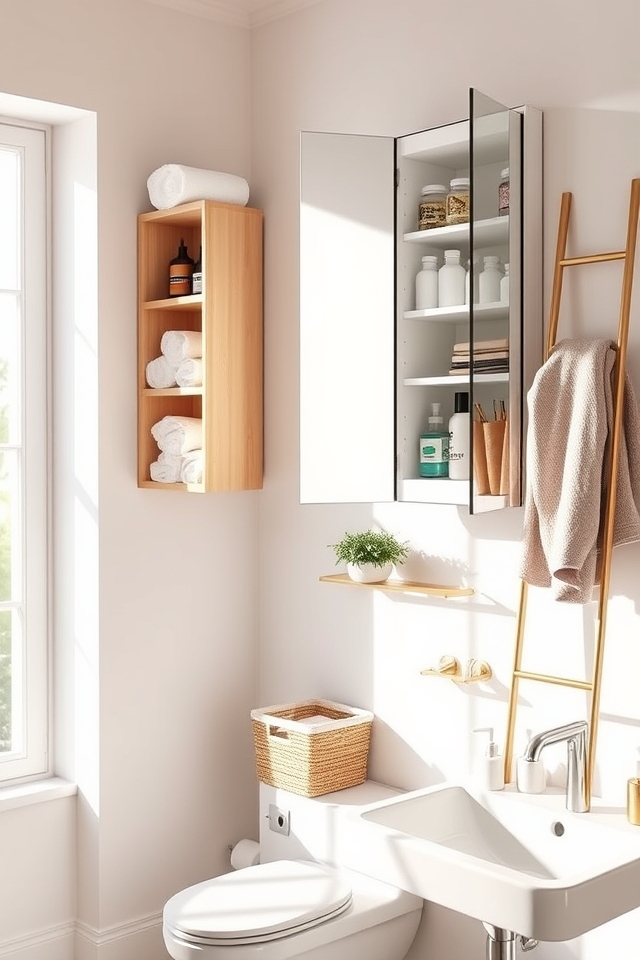 maximize bathroom storage solutions