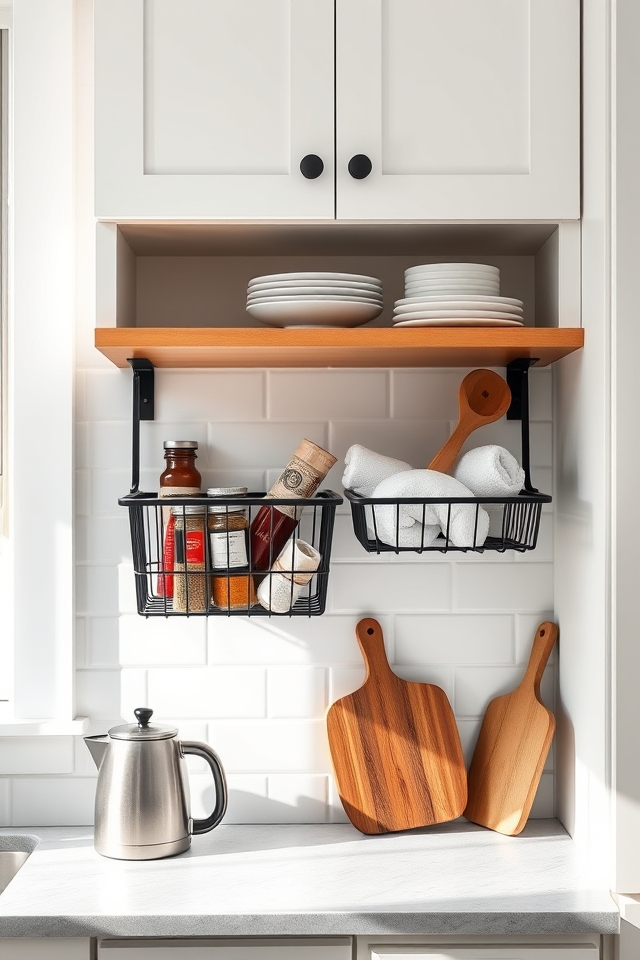 maximize kitchen storage vertically