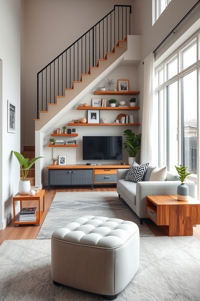 maximize space with multifunctional furniture