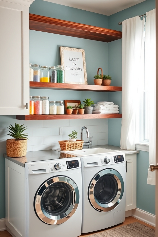 maximize storage with shelving