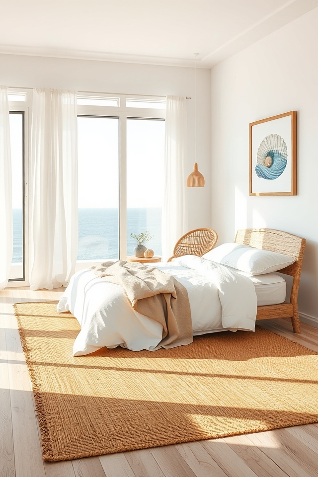 minimalist beach natural elements