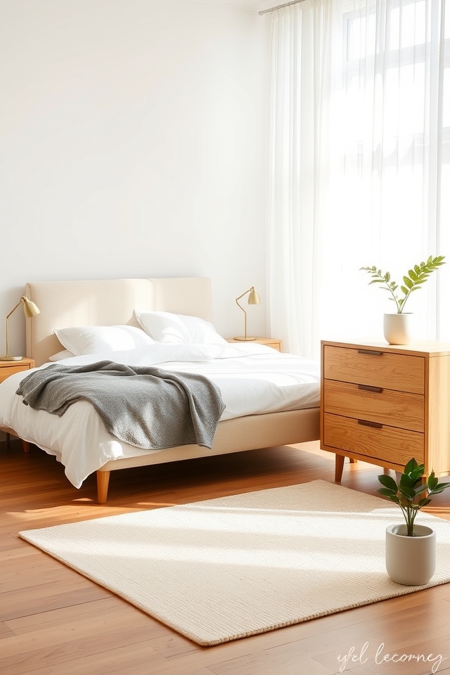 minimalist cozy bedroom design